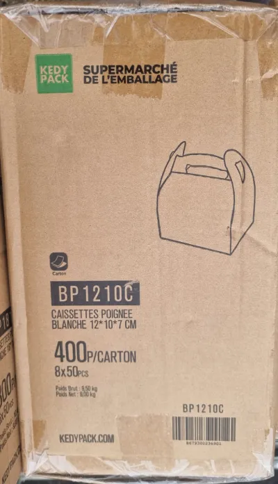 Boîtes poignées individuelles