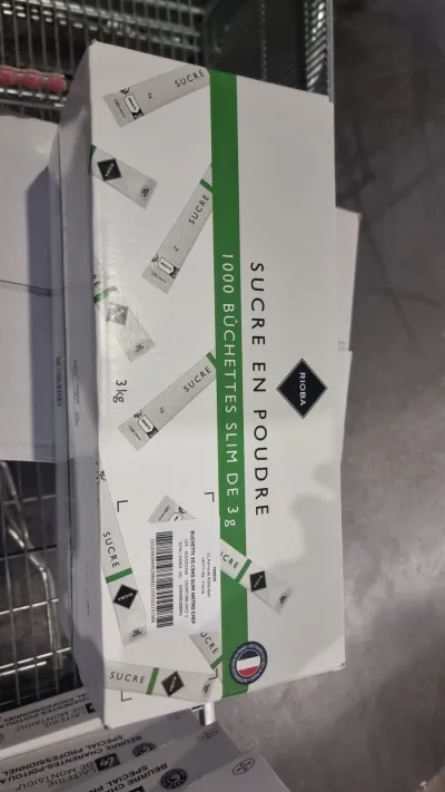 Sucre bûchettes Secours