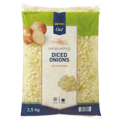 Oignons en dés