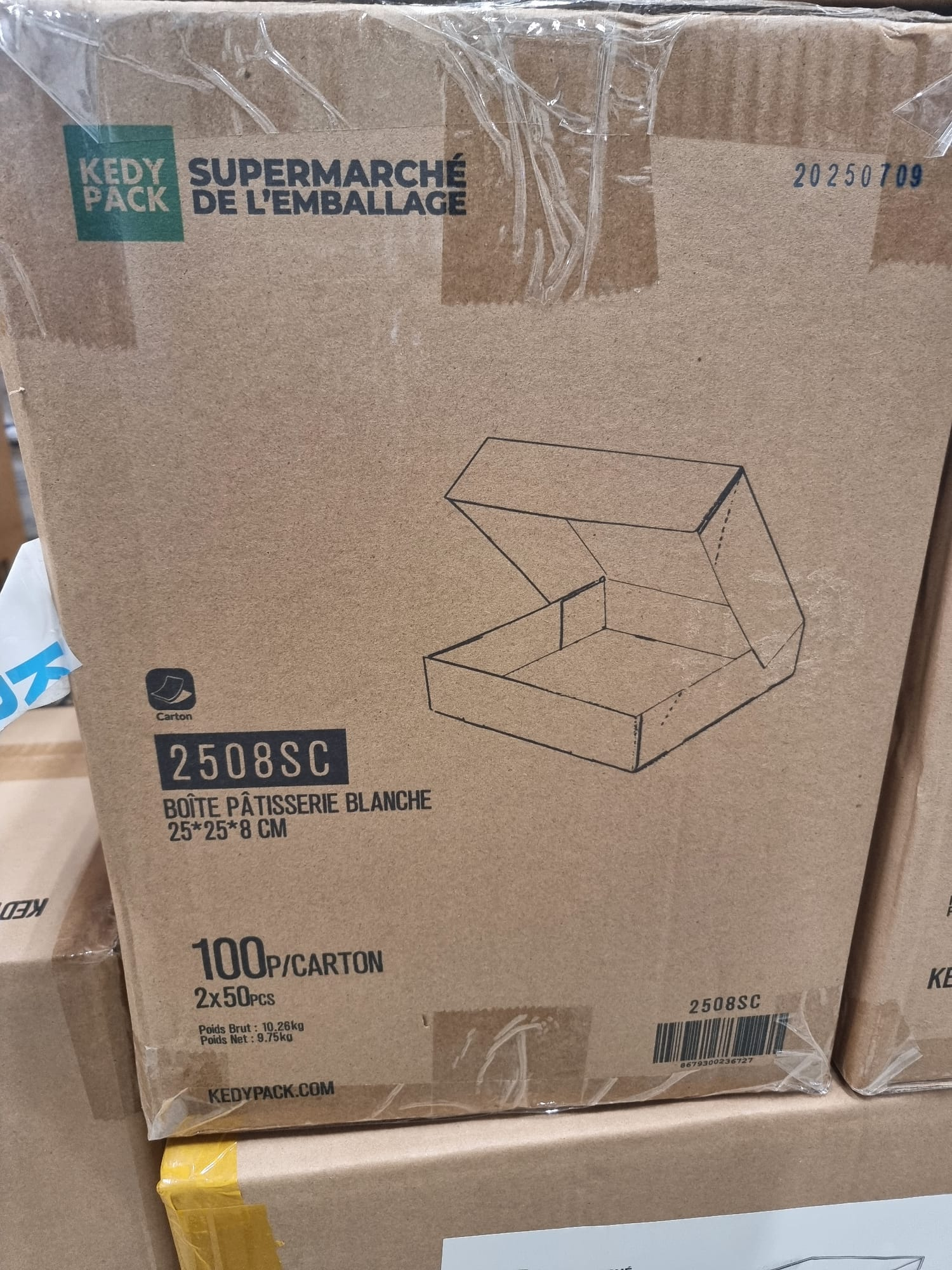 Boîte Pâtissière 6 personnes