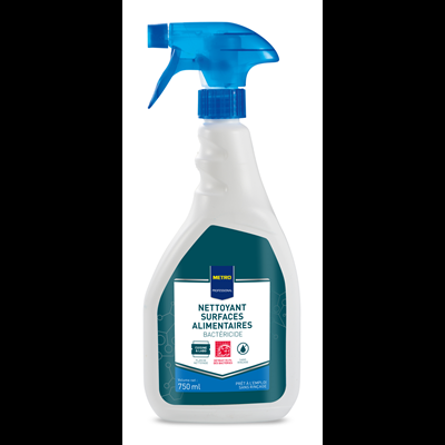 Nettoyant surfaces alimentaires bactéricide 750 ml