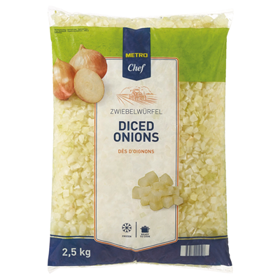 Oignons en dés